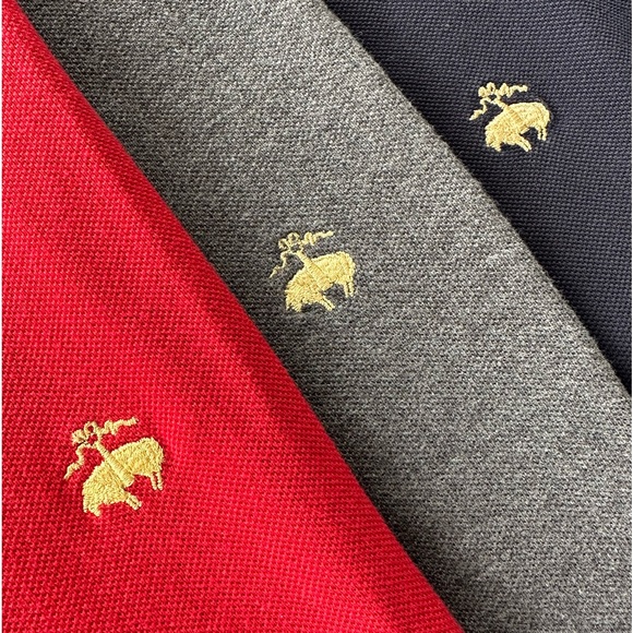 Brooks Brothers Other - BROOKS BROTHERS Men’s Red, Navy & Gray Cotton Pique Short Sleeve Knit Shirts - L